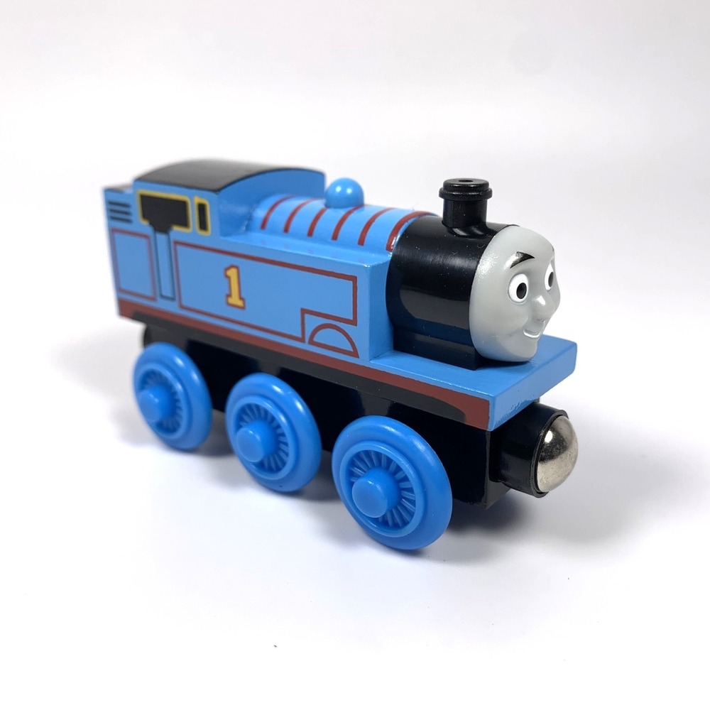 Thomas‎ & Friends Wooden Railway Train THOMAS the Engine #1 Learning Curve MINT